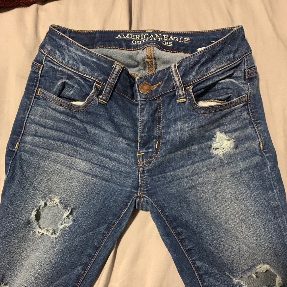 American Eagle Ripped Jeggings